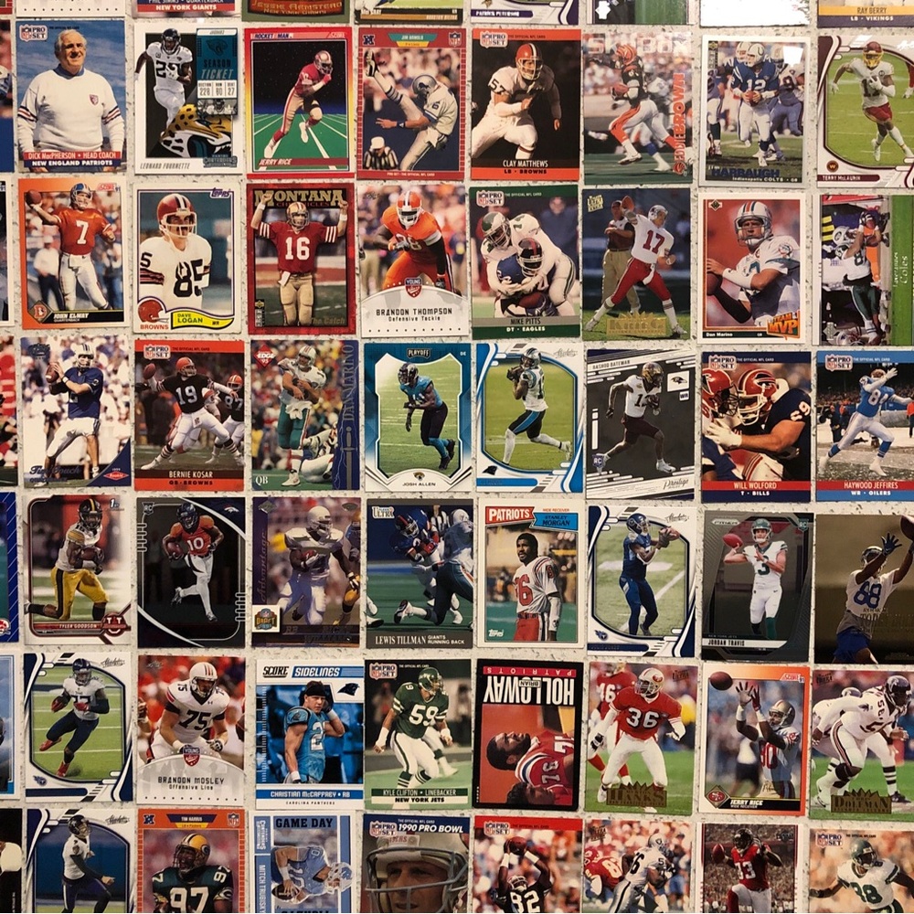 84 Football Cards Christian McCaffrey Derrick Henry Barry Sanders Bo Jackson